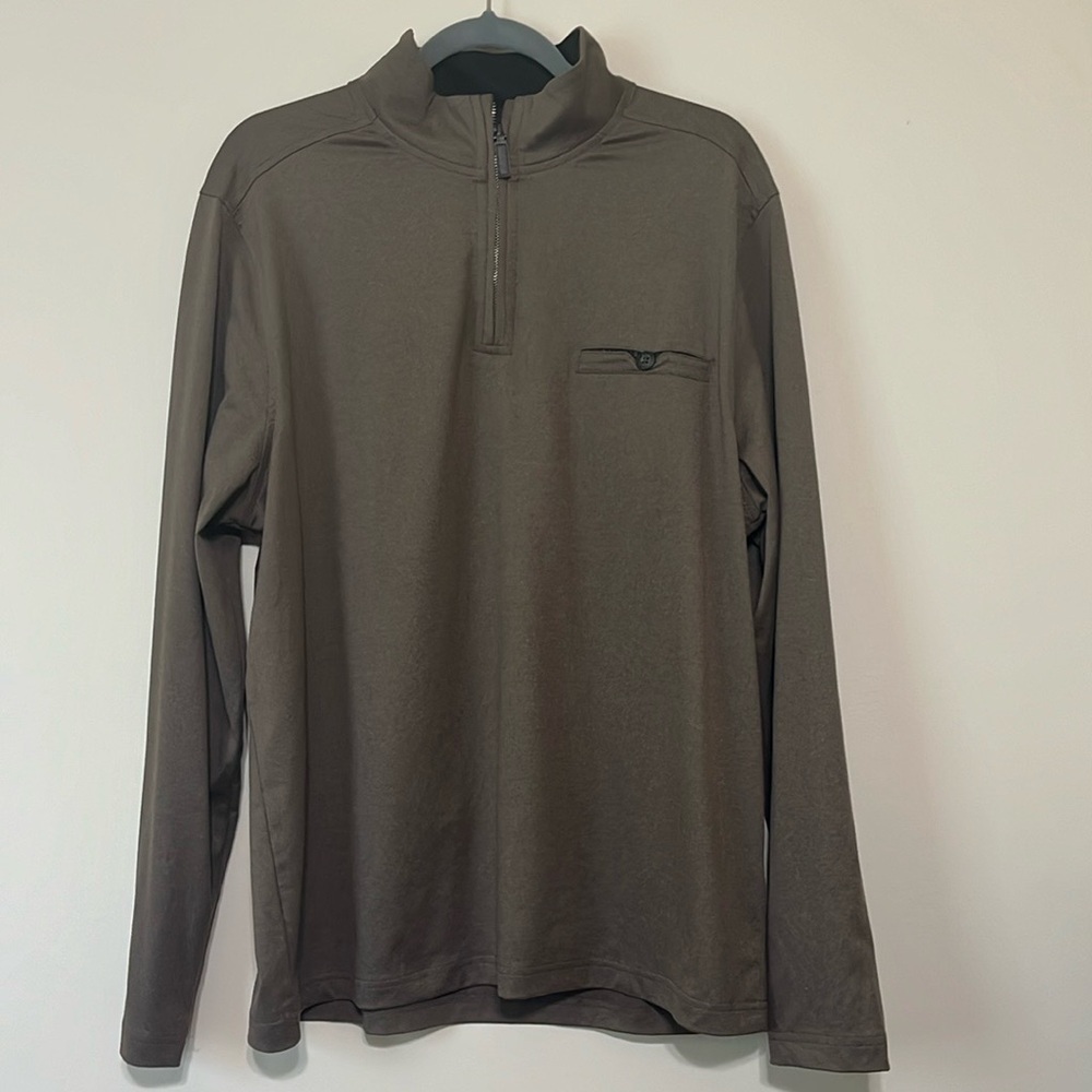 Nicoby Quarter Zip Long Sleeve Size Large